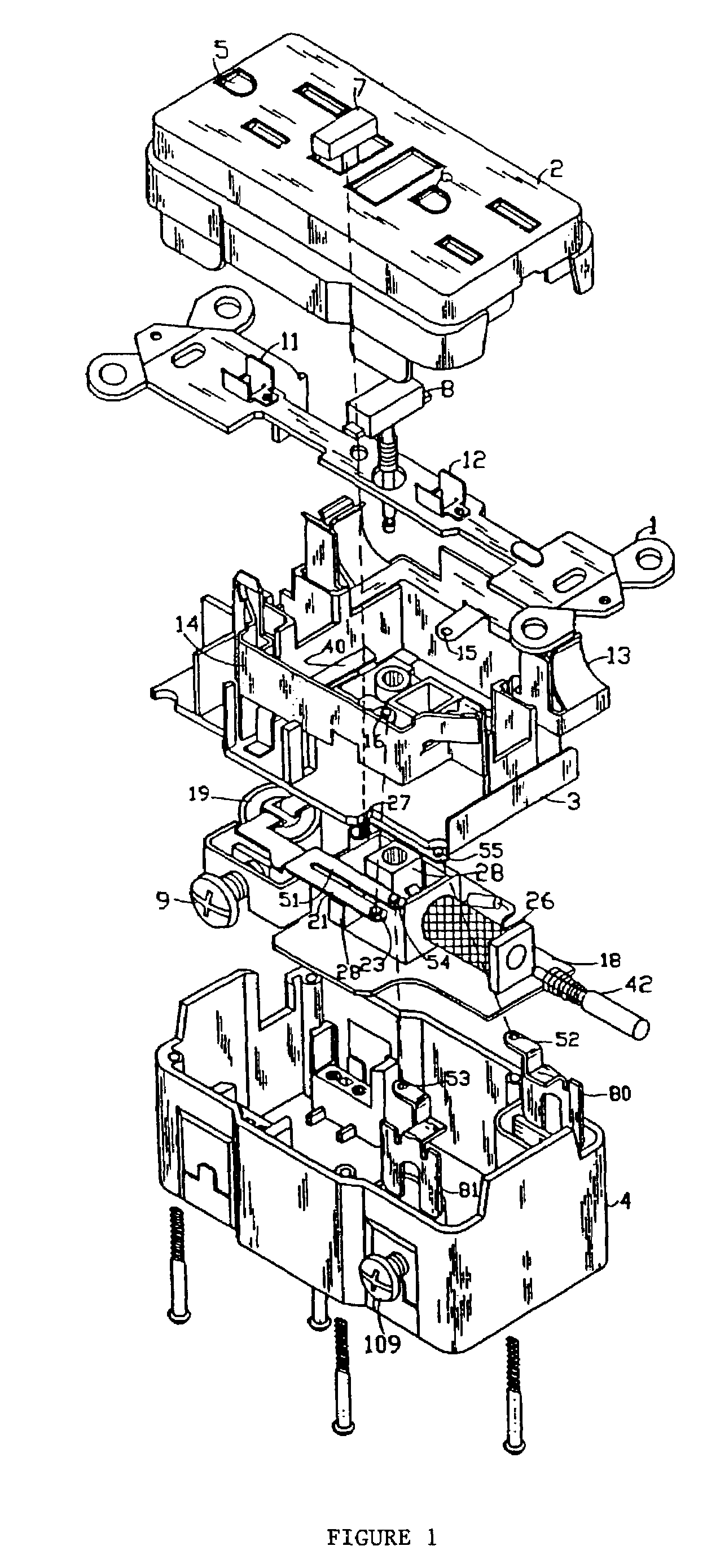 Receptacle device having circuit interrupting and reverse wiring protection