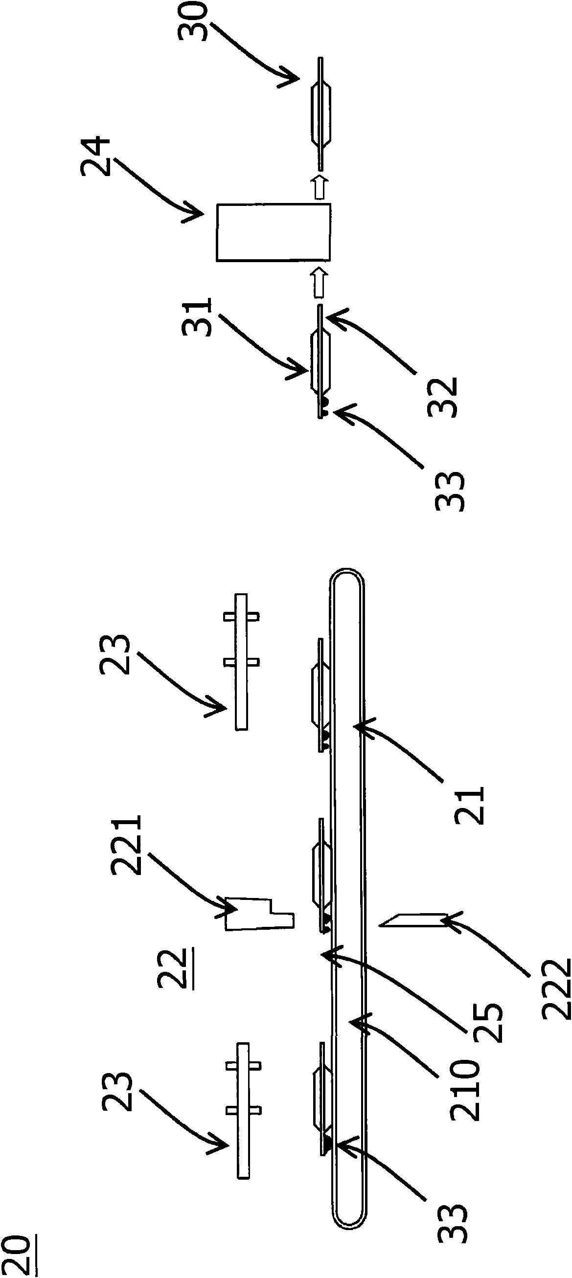 Overflow glue removing mechanism and method thereof