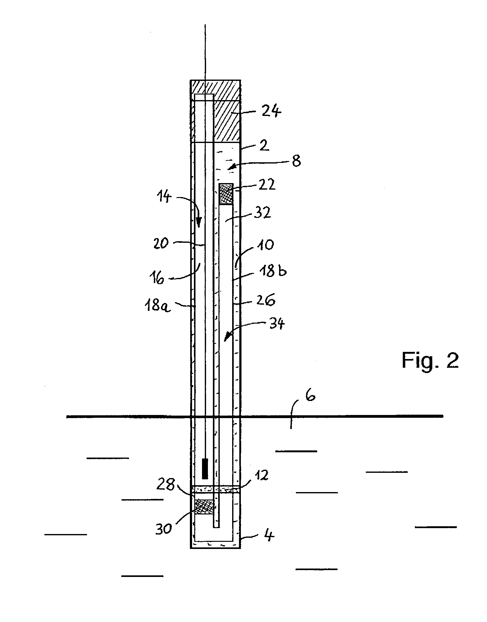 Pressure-resistant reference electrode for electrochemical measurements