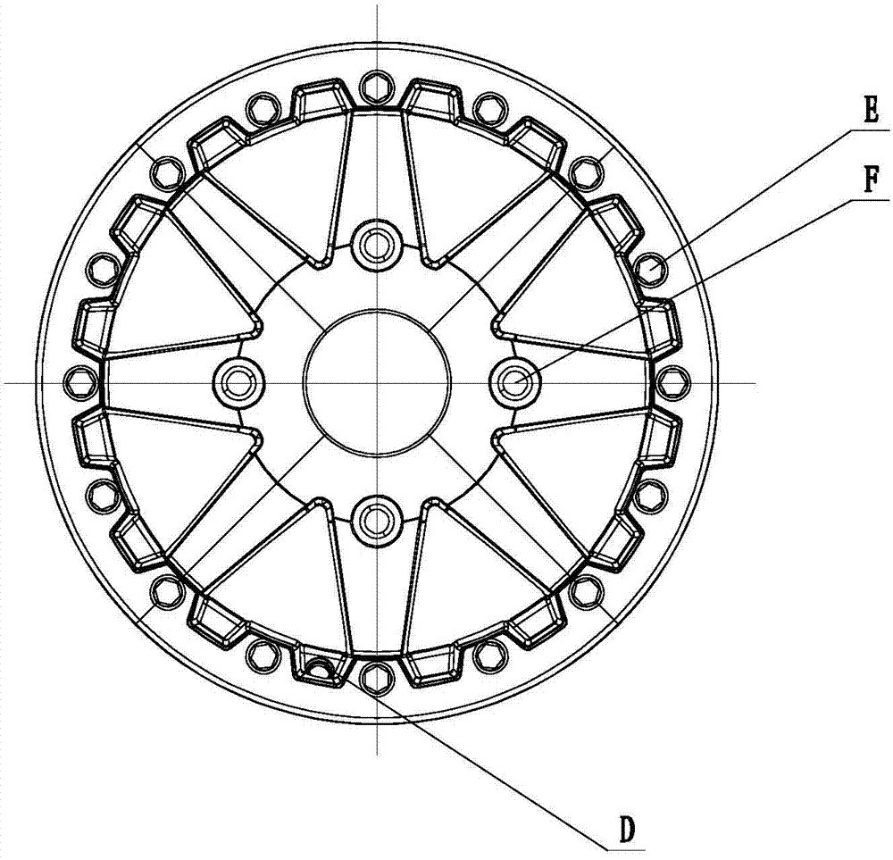 Processing technology of integrated aluminum wheel hub and lock ring