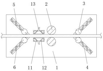 Embossing device for polyvinyl chloride (PVC) tablecloth processing