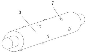 Embossing device for polyvinyl chloride (PVC) tablecloth processing