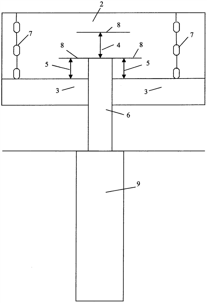 A sinking wall construction method