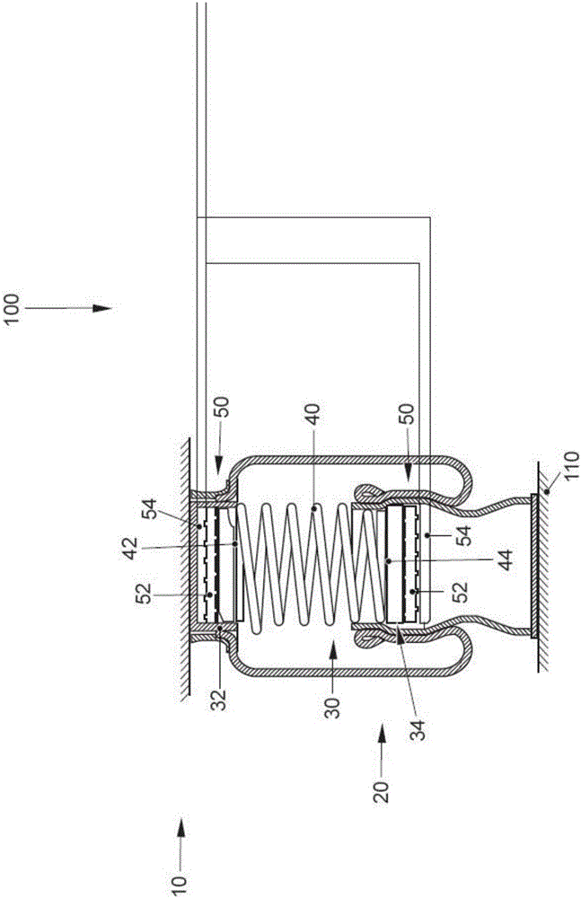Chassis device for suspension system of vehicle wheel chassis