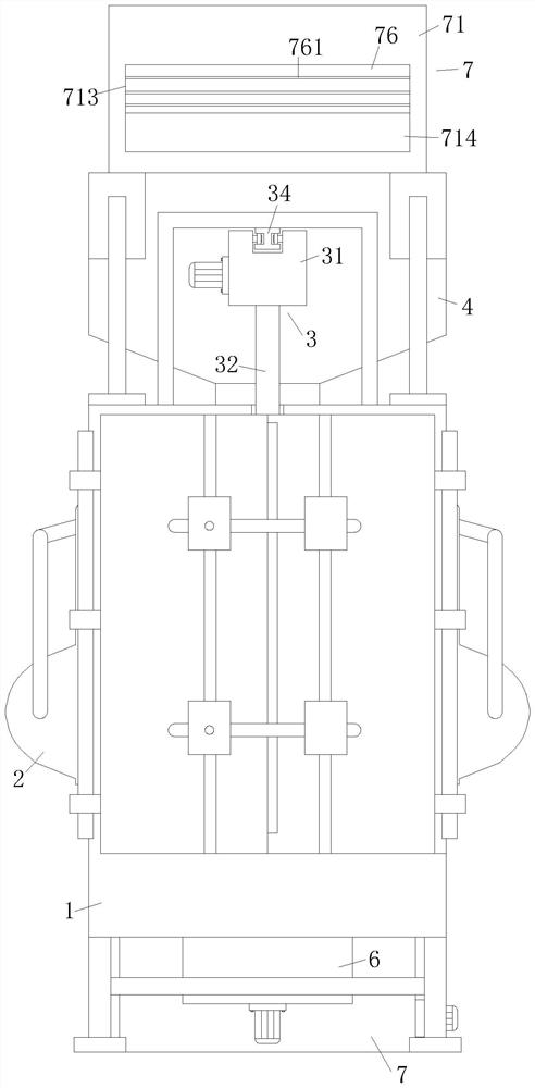 Pneumatic numerical control shot blasting machine