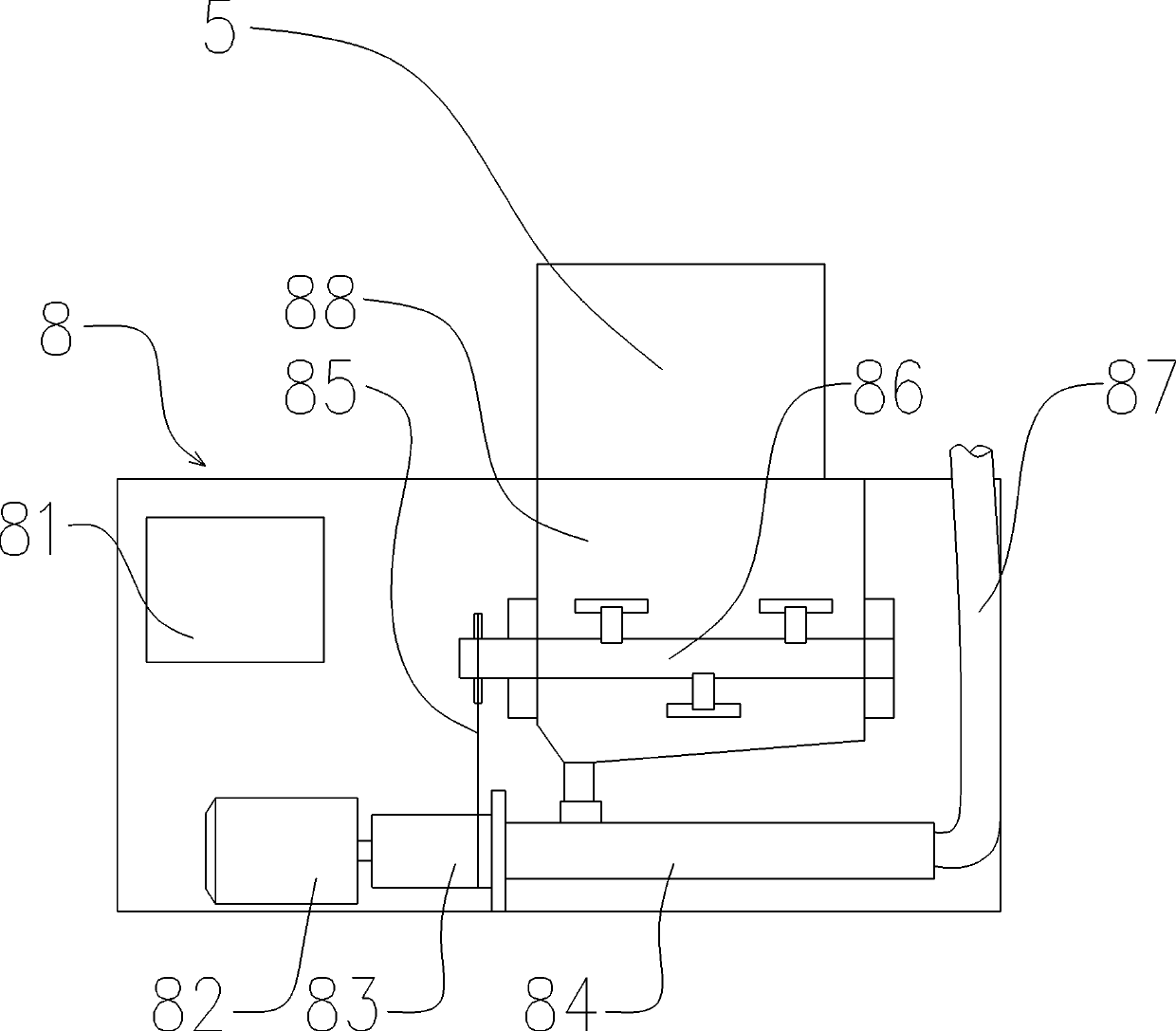 Wall surface processing device