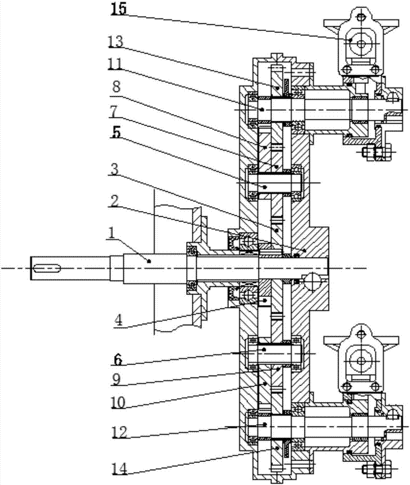 Combined incomplete eccentric circle - non-circular gear planetary gear train vegetable seedling picking mechanism