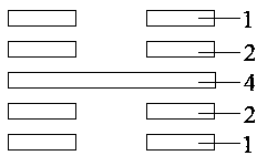 A method for processing through-groove of rigid-flex board