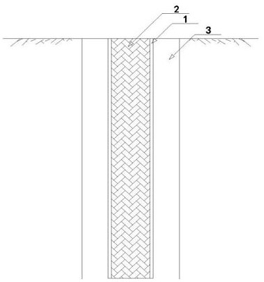 Novel composite pile structure and construction method