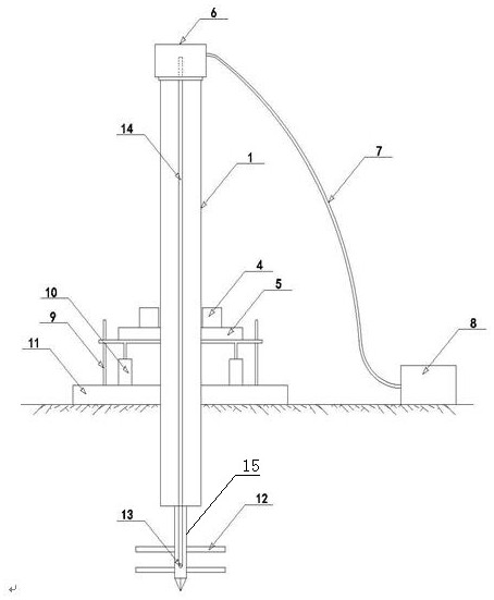 Novel composite pile structure and construction method