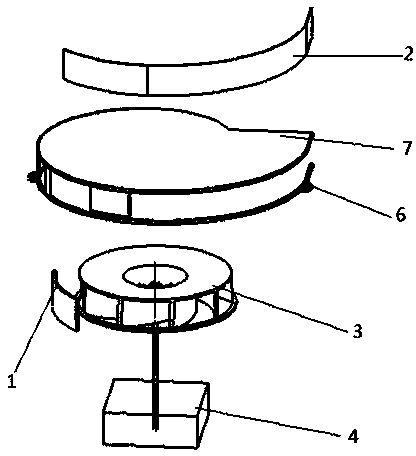 Experimental device for distributing air volume of refrigerator air duct