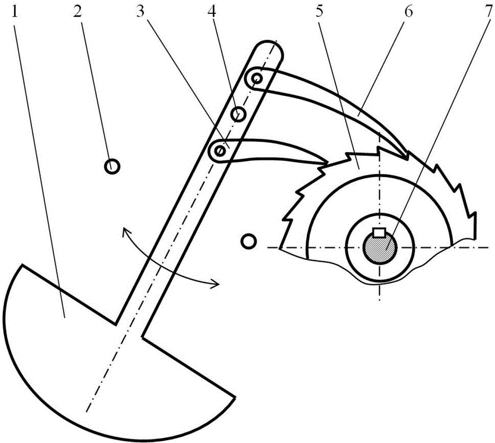 Full-automatic step counting device based on upper arm swinging