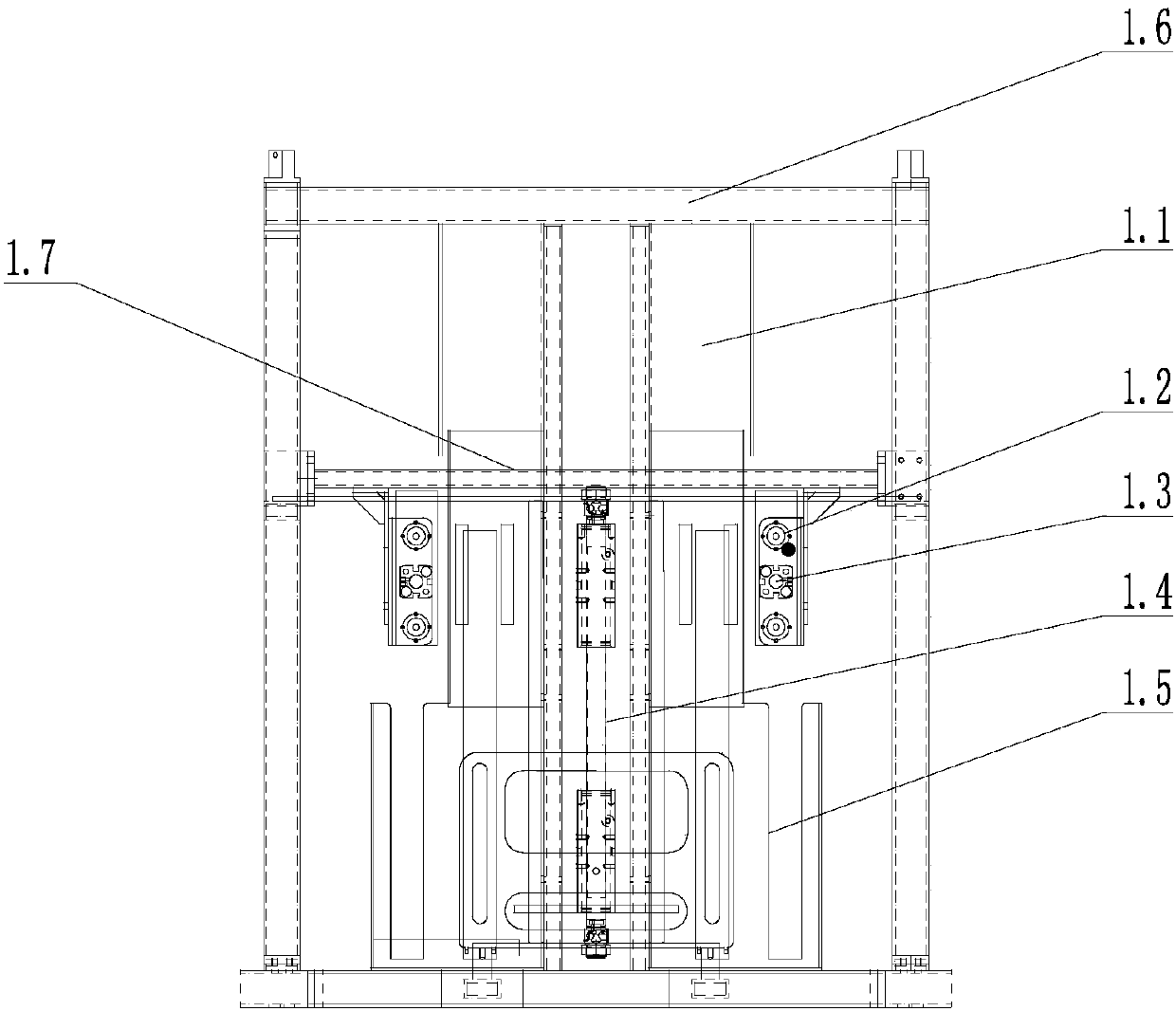Corner reinforcement method and device for corner plate carton