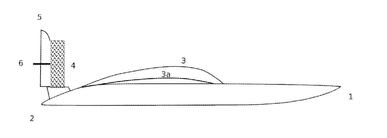 High speed triangular shaped hydroplaning monohull craft with aircraft-like control surfaces having surface adhesion hull characteristics