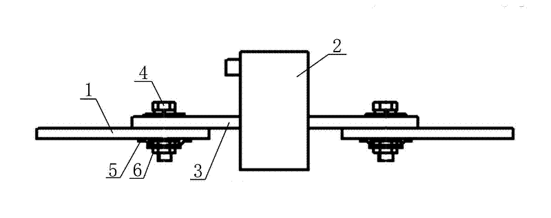 Current sensor mounting structure