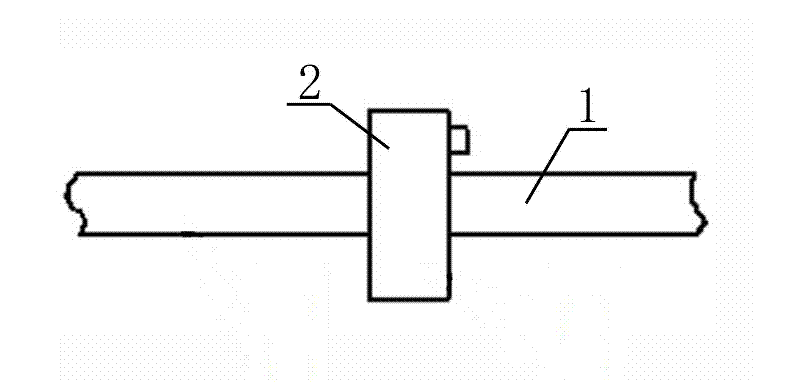 Current sensor mounting structure