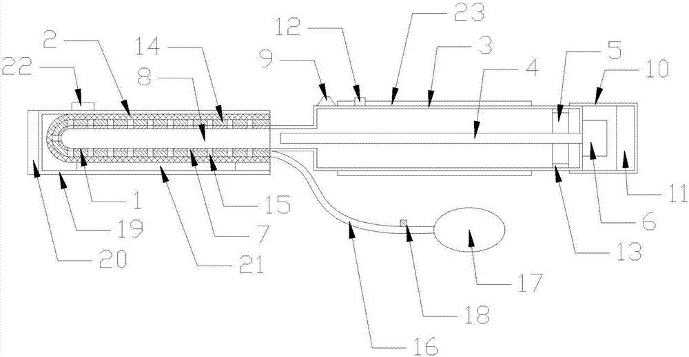 Cleaner of inspection test tube