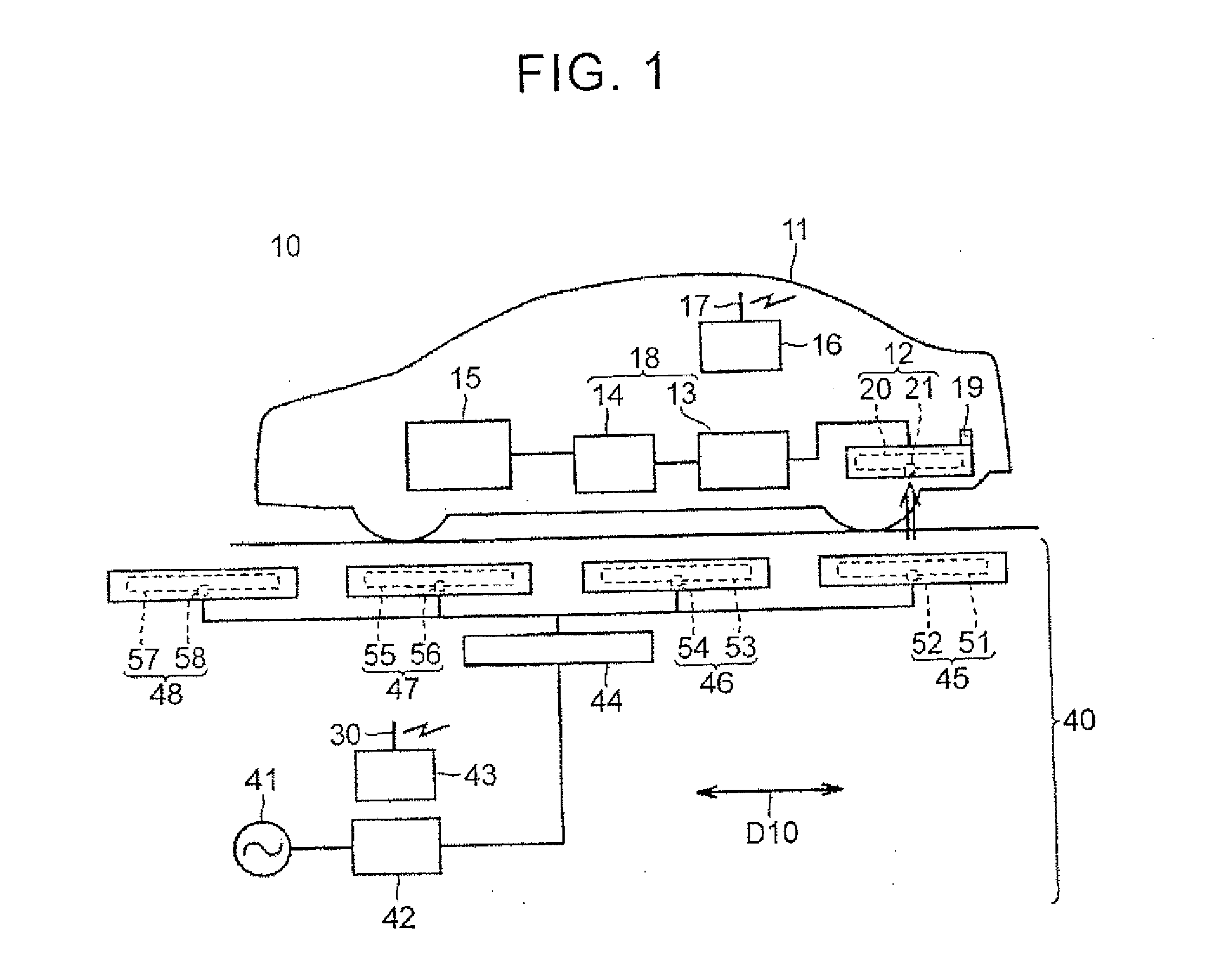 Power transmitting device and power transfer system