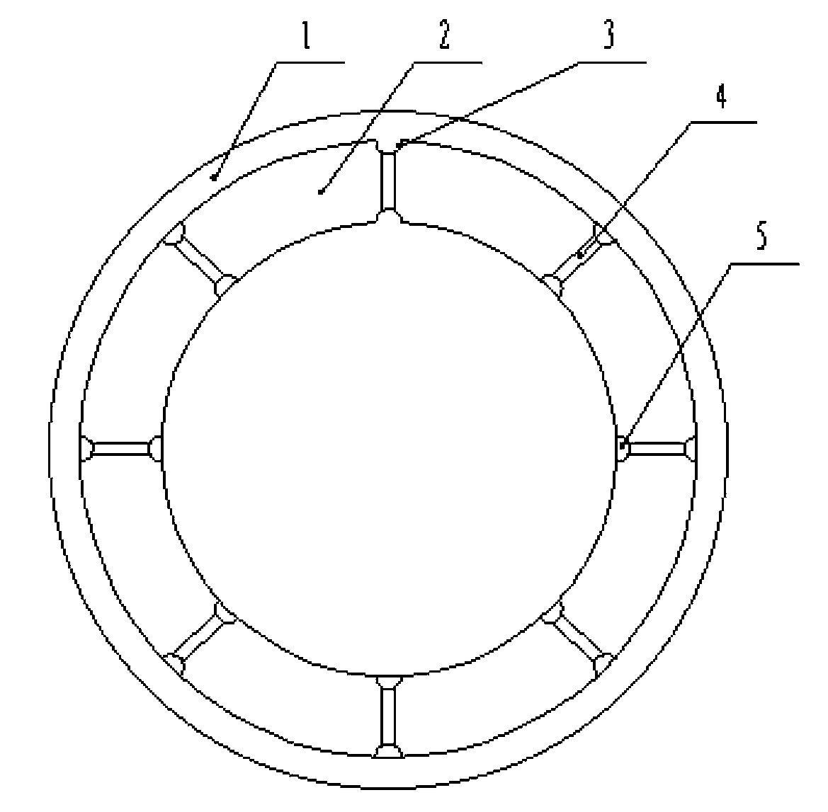 Aluminum based alloy sliding bearing bush