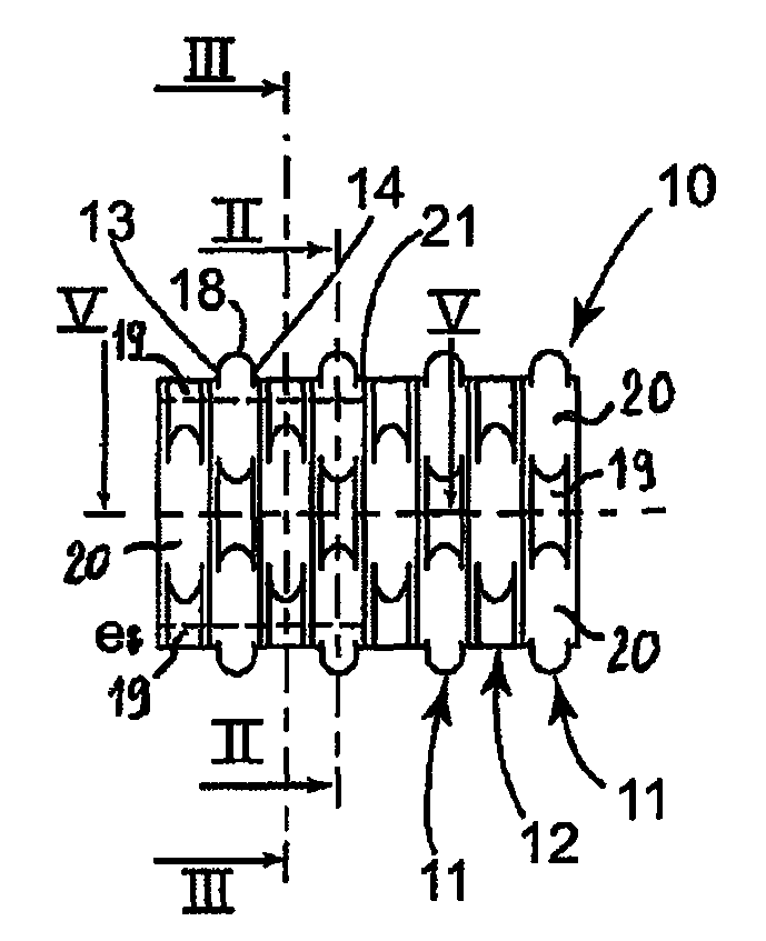 Fluid transfer pipe with corrugated portion(s) and method for manufacturing same