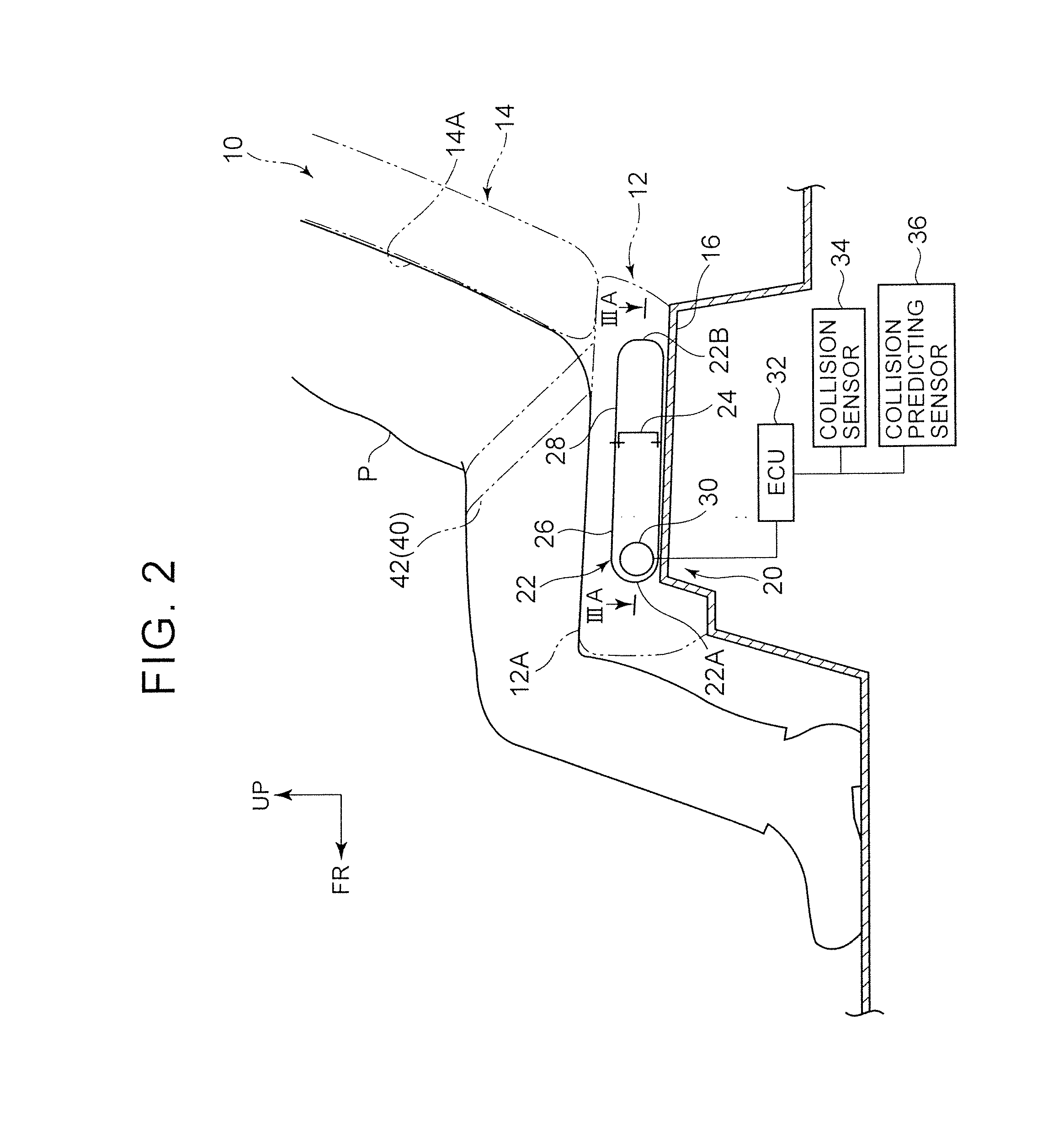 Vehicle seat with built-in cushion airbag device