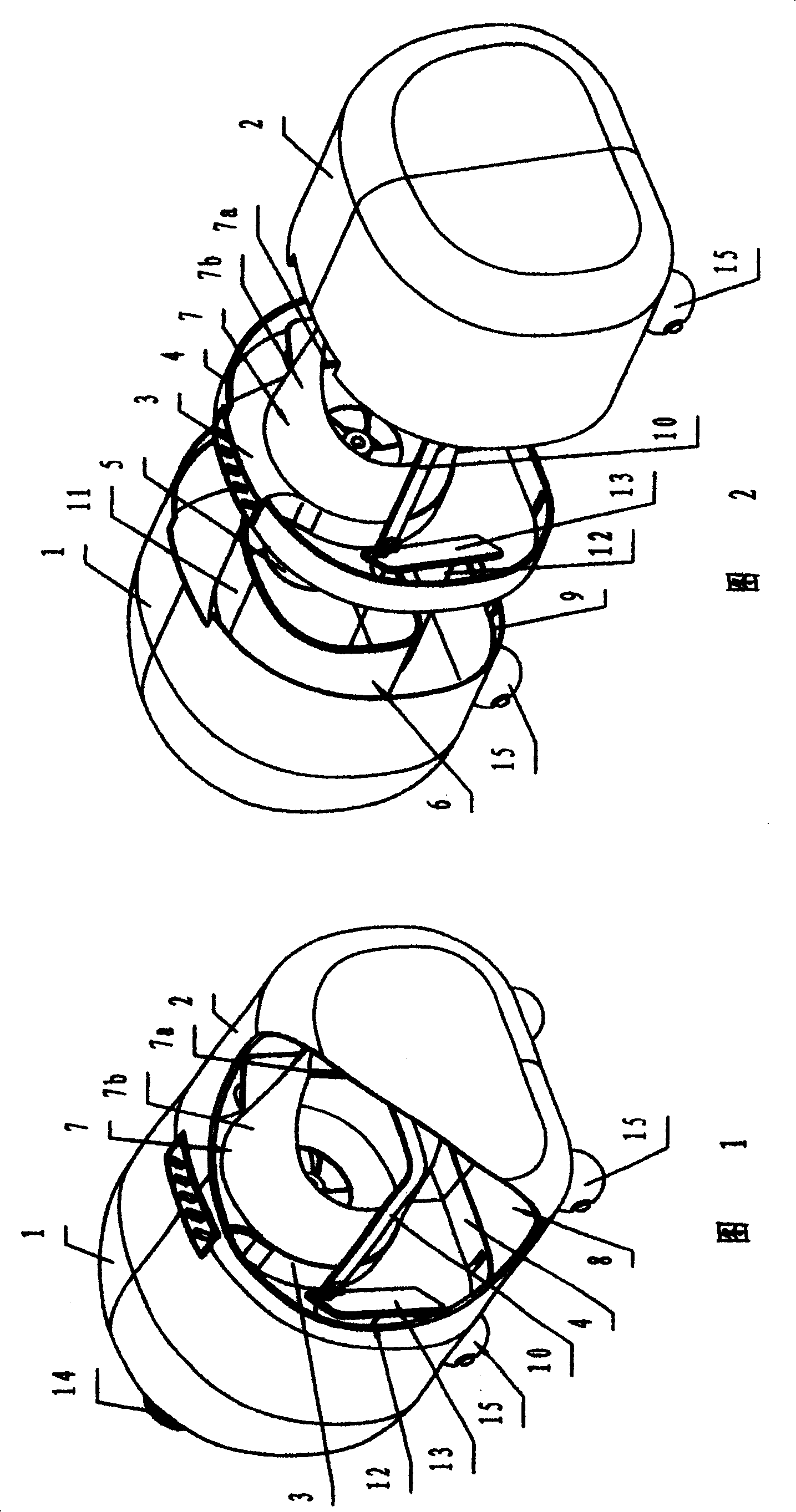 Vacuum cleaner with preseparating structure