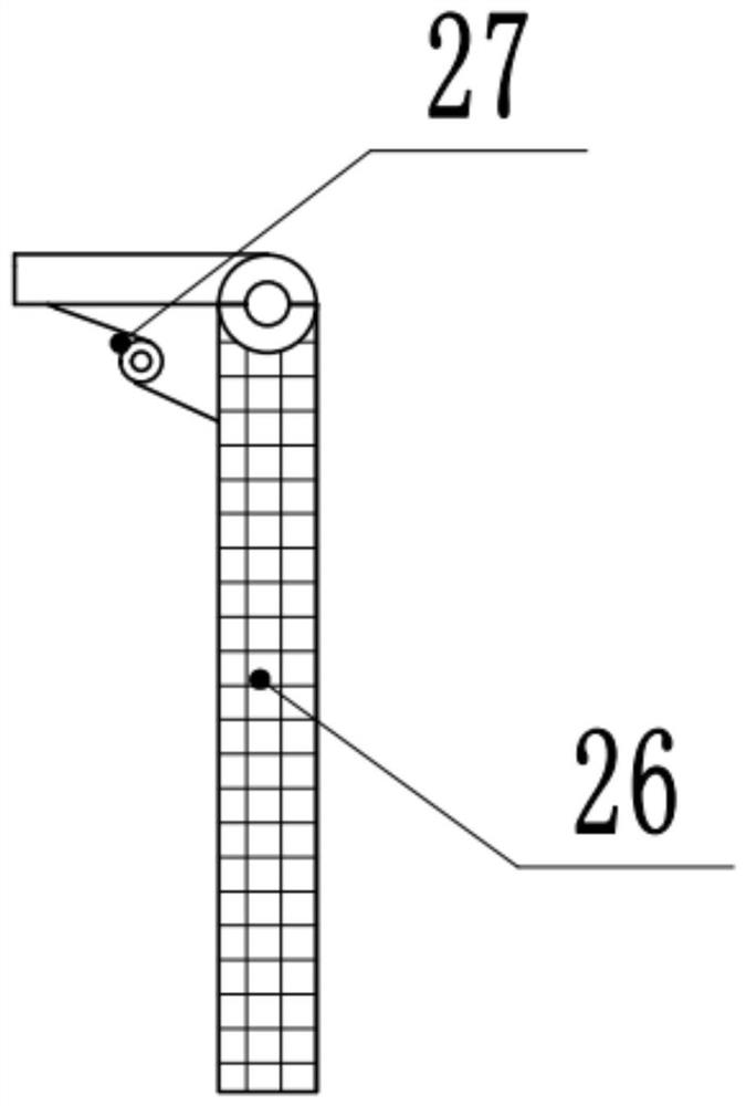 A simple slide rail surface degreasing and cleaning device