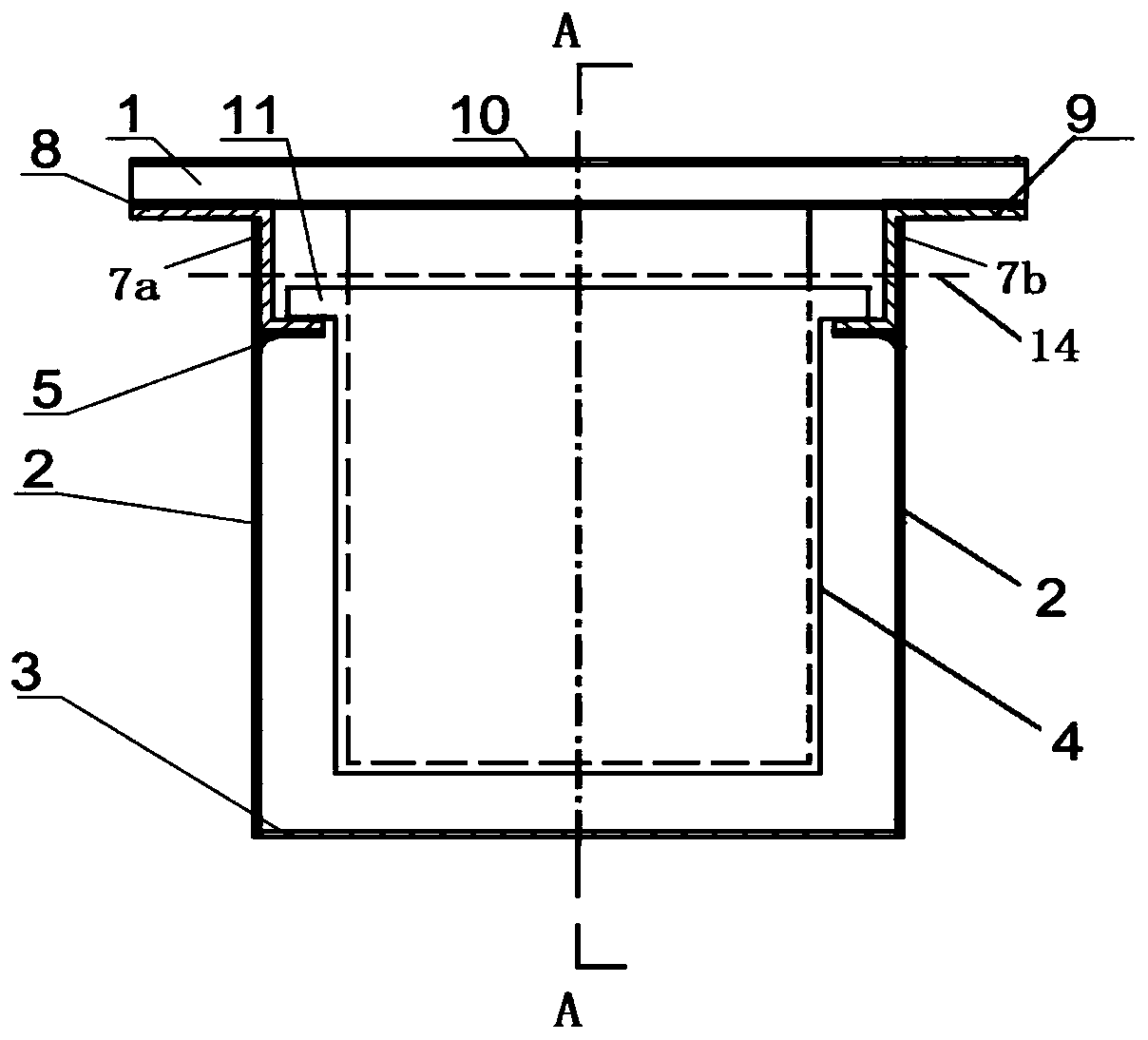 Assembled anode for electrochemical reaction to synthesize stannous octoate, and assembling method thereof