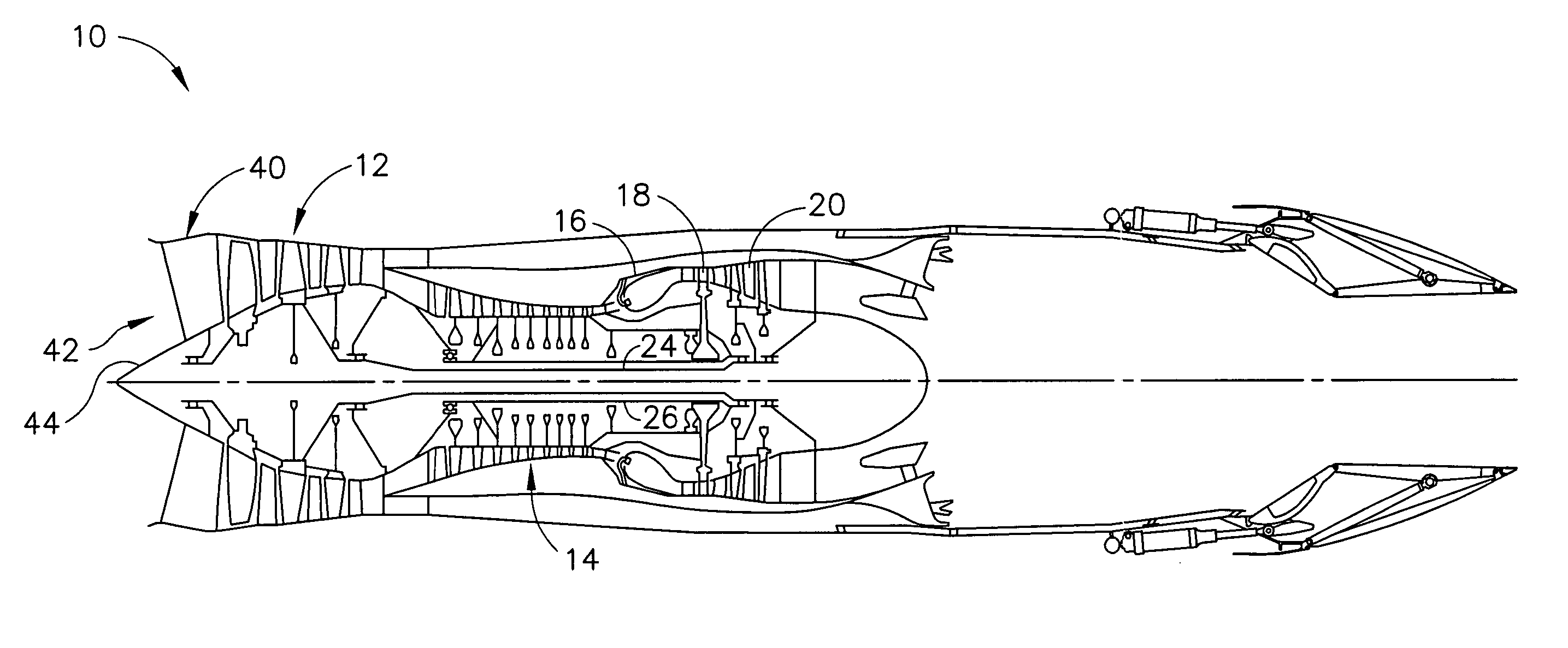 Ice protection system for an aircraft engine