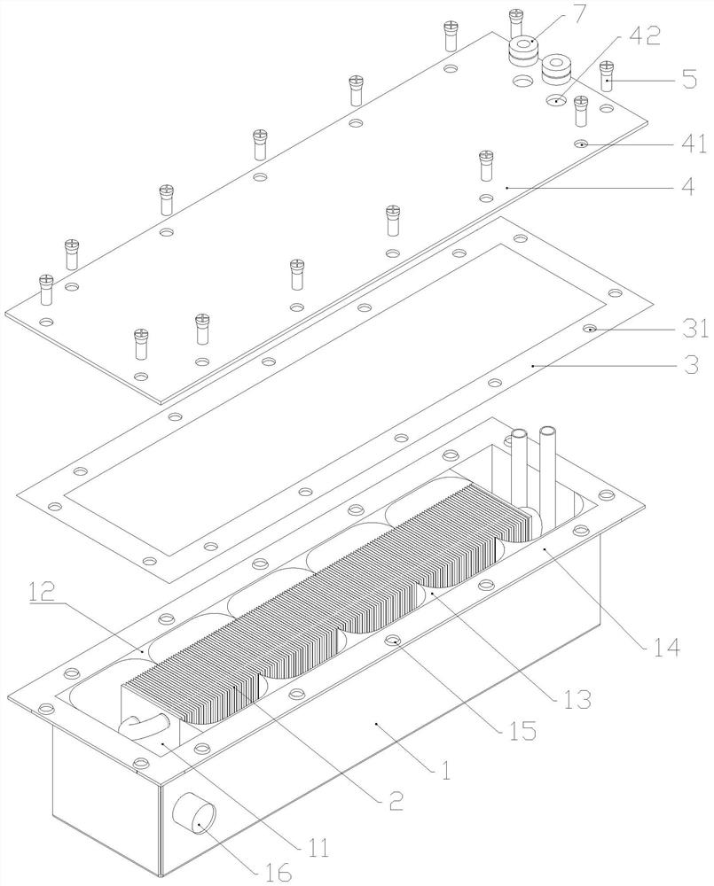 Injection molding heat exchanger device