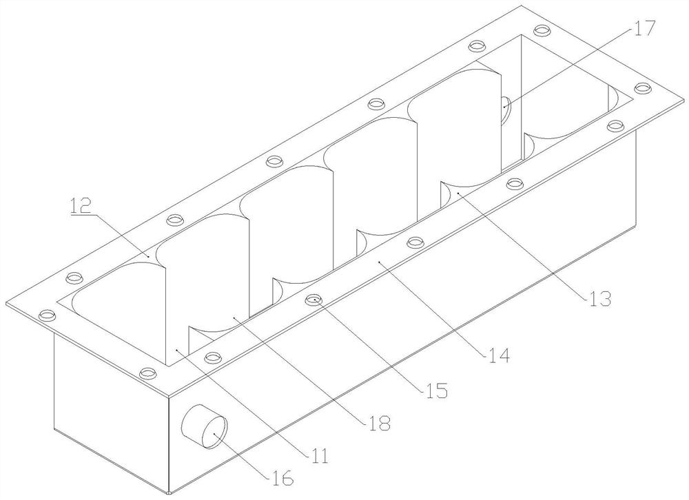 Injection molding heat exchanger device