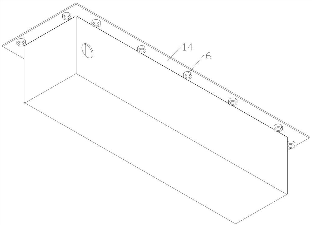 Injection molding heat exchanger device