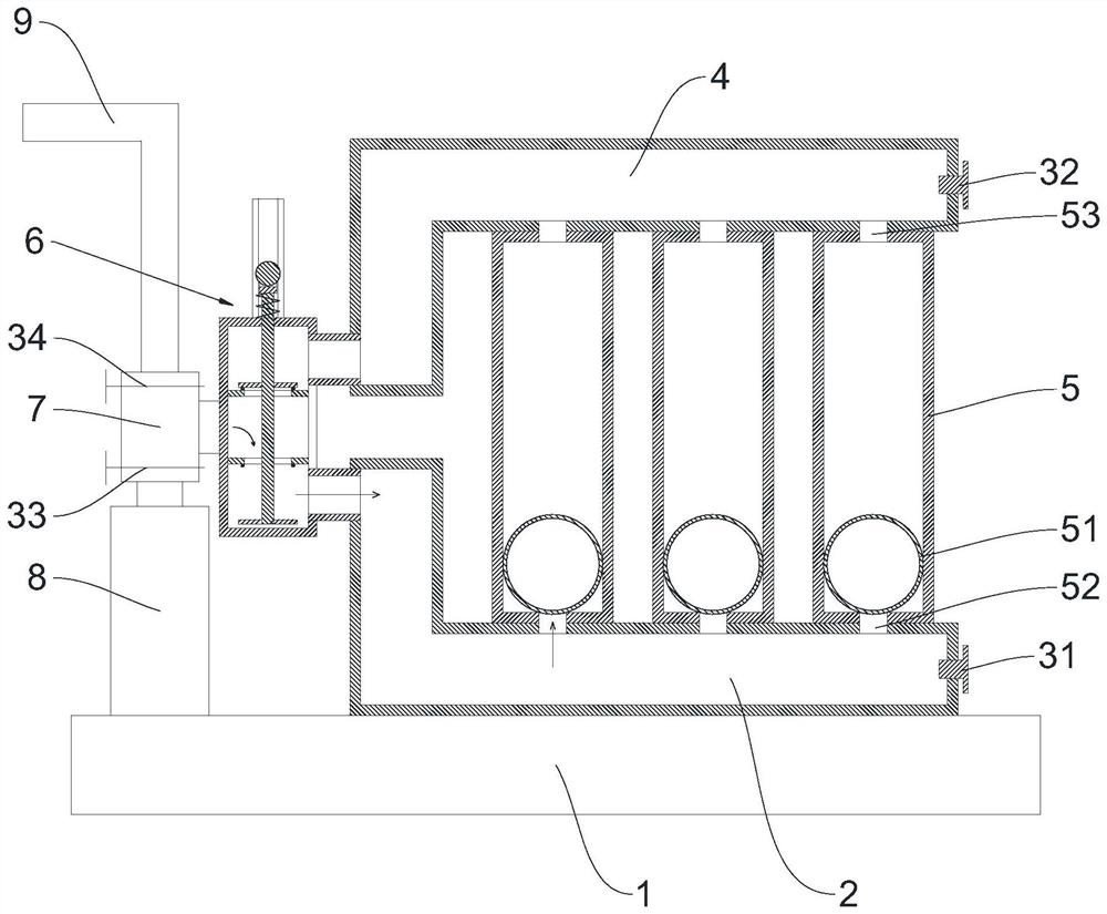 An auxiliary training device for pulmonary function recovery