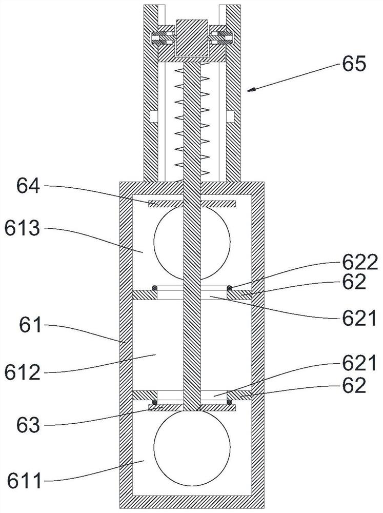 An auxiliary training device for pulmonary function recovery