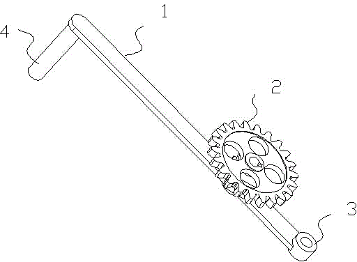 Deflector rod for seeding machine