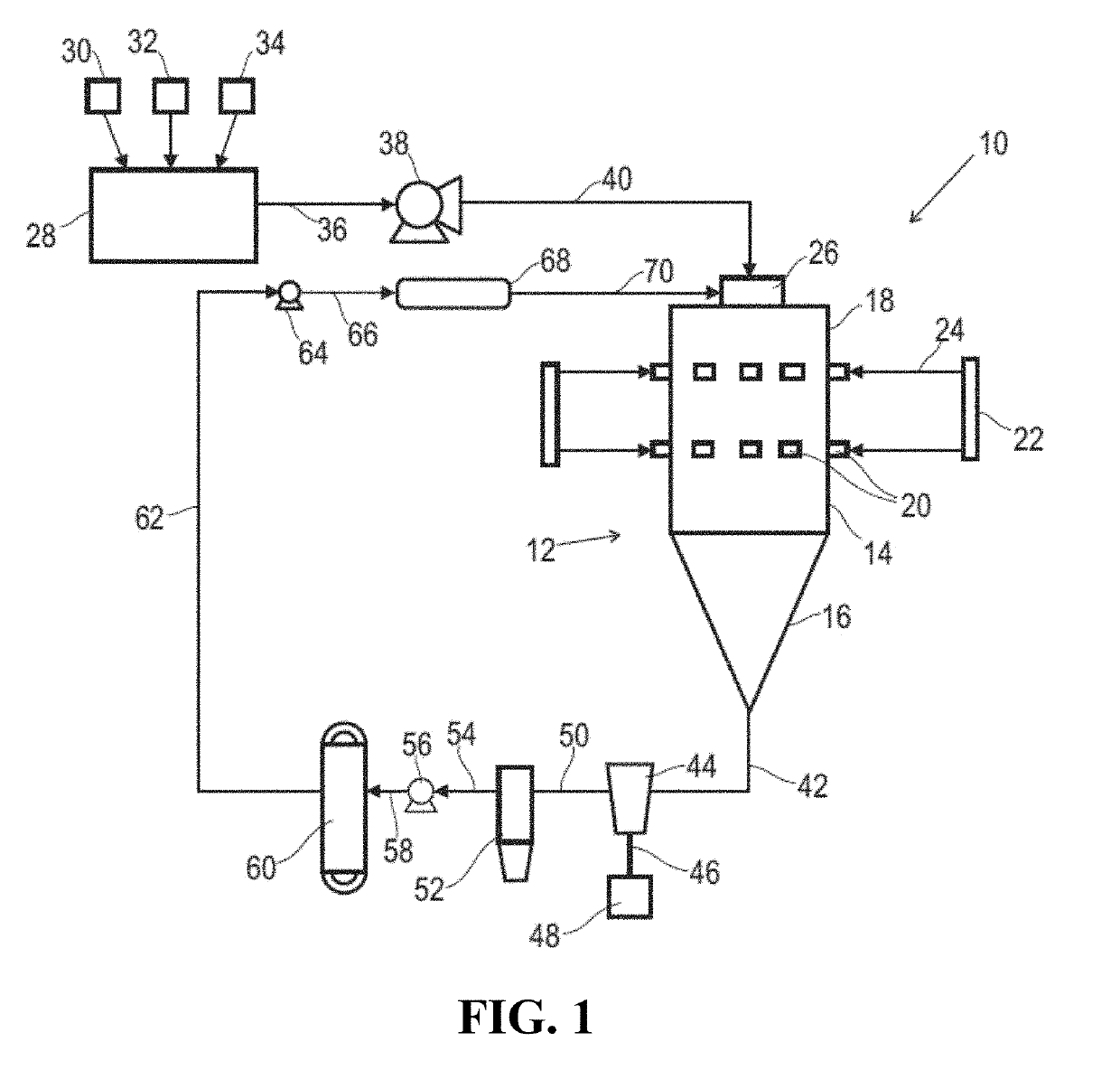 Ultrahigh efficiency spray drying apparatus and process