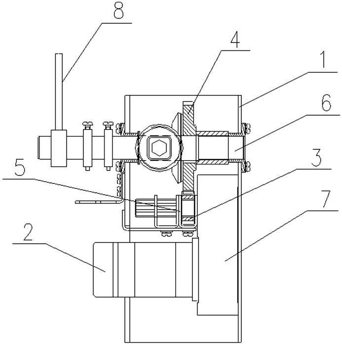 An electric operating mechanism for a high-voltage isolating switch and an earthing switch