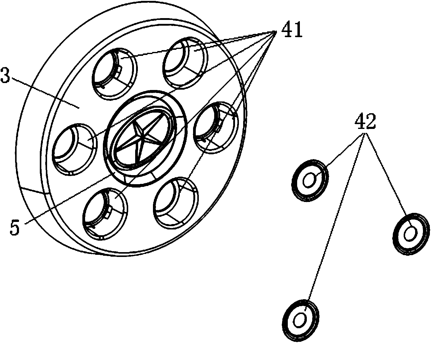 Wheel cover structure