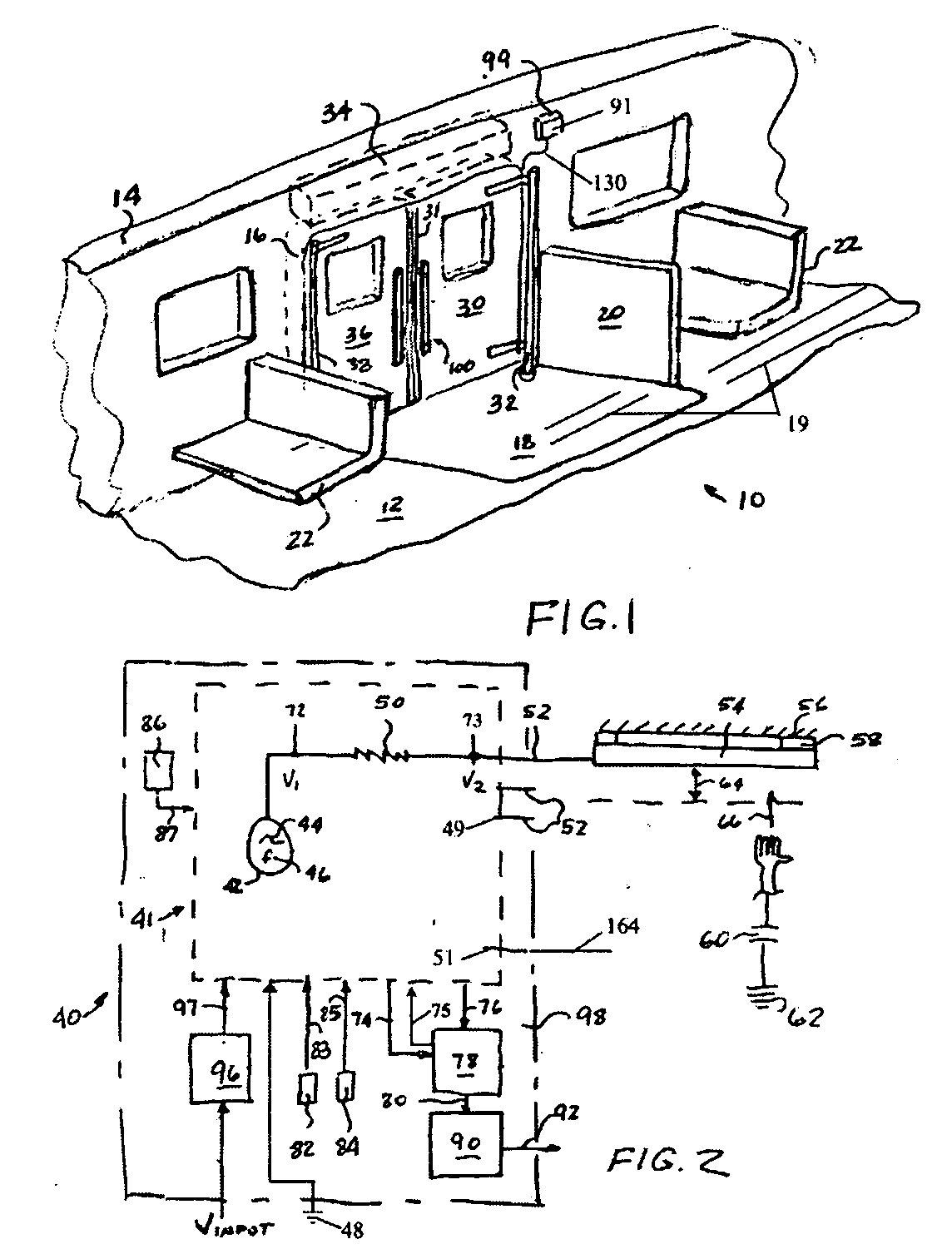 Capacitance activated switch device