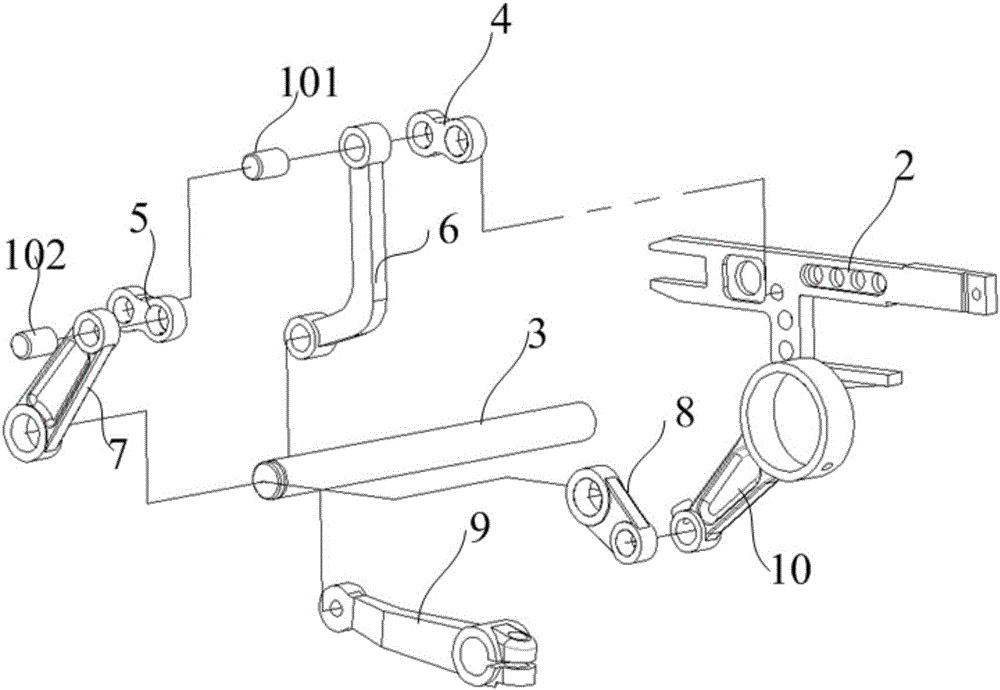 Differential cloth-feed adjusting structure and sewing machine