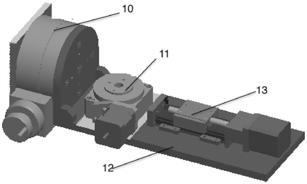 Micro-nano fiber efpi sensor f-p cavity fabrication device and method
