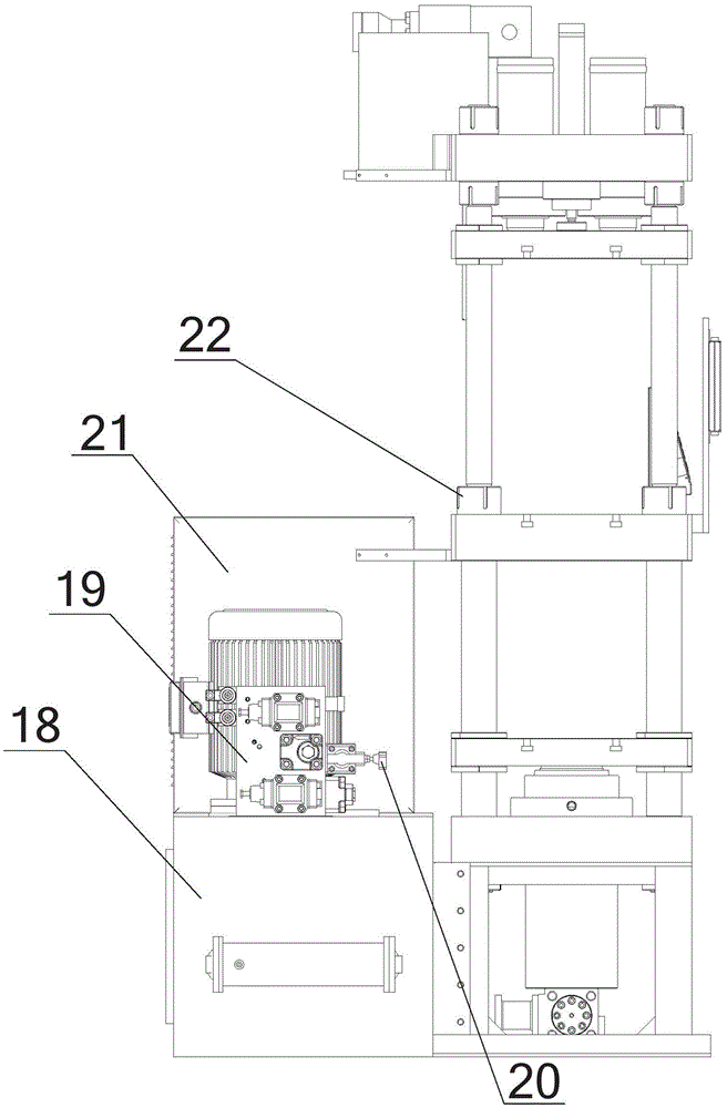 A numerically controlled double-action stretching machine and stretching method