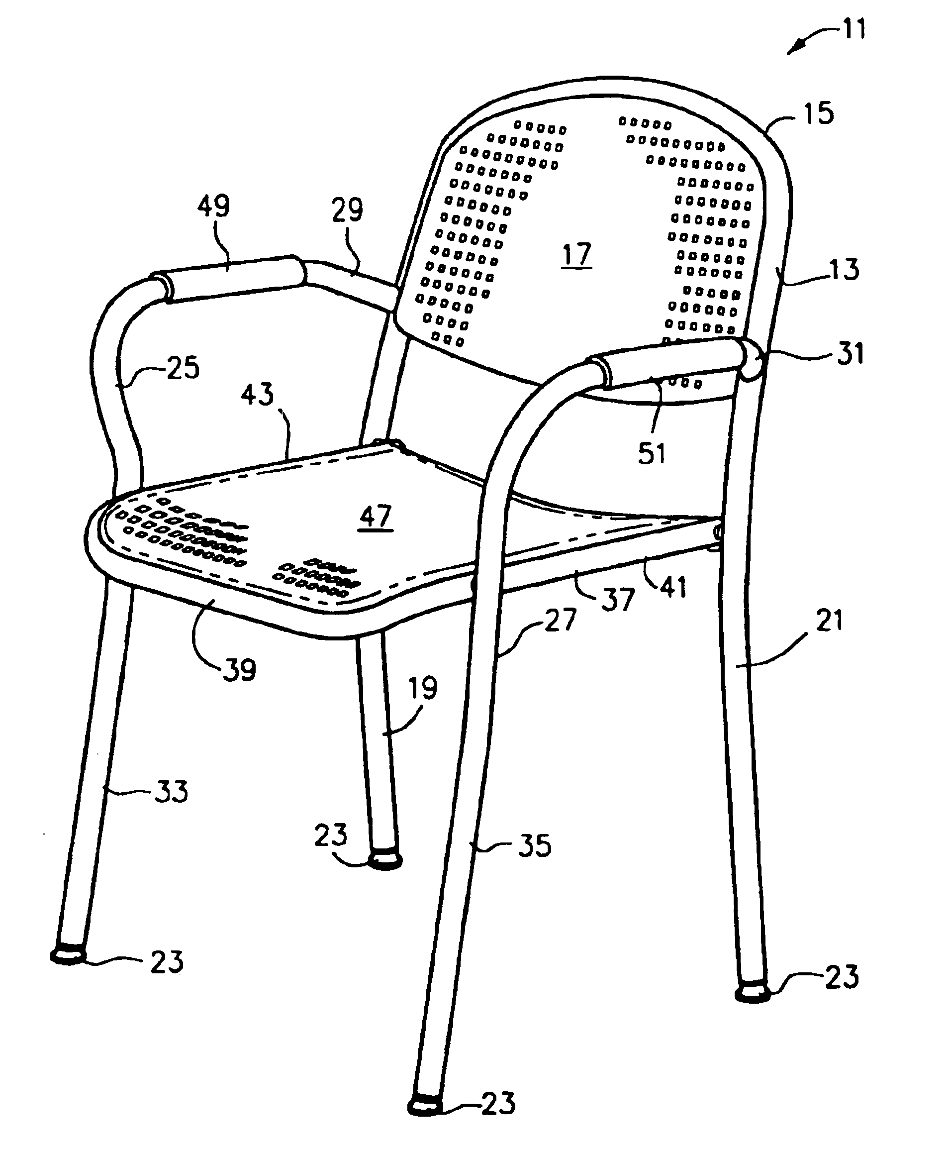 Chair construction