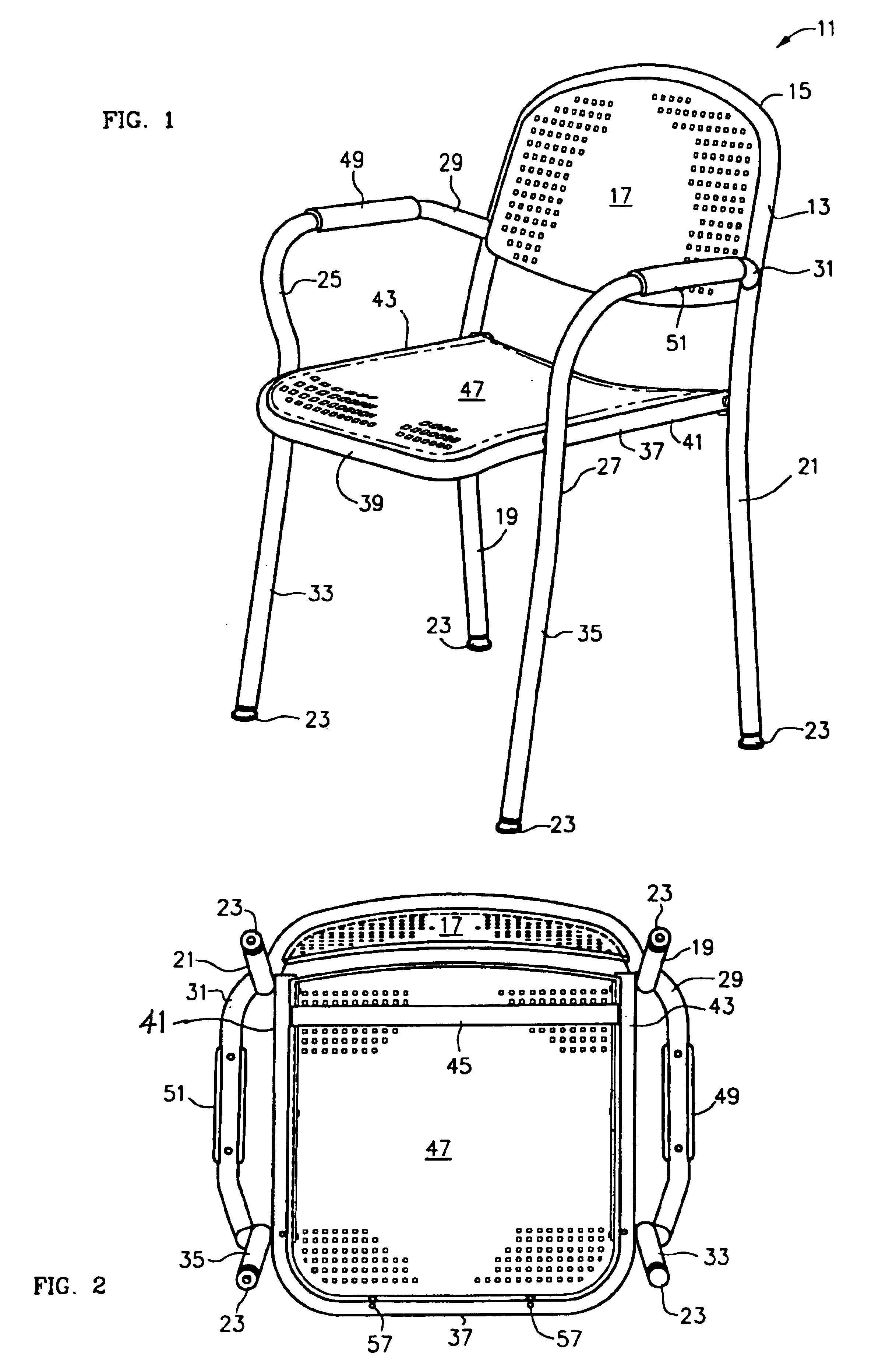 Chair construction