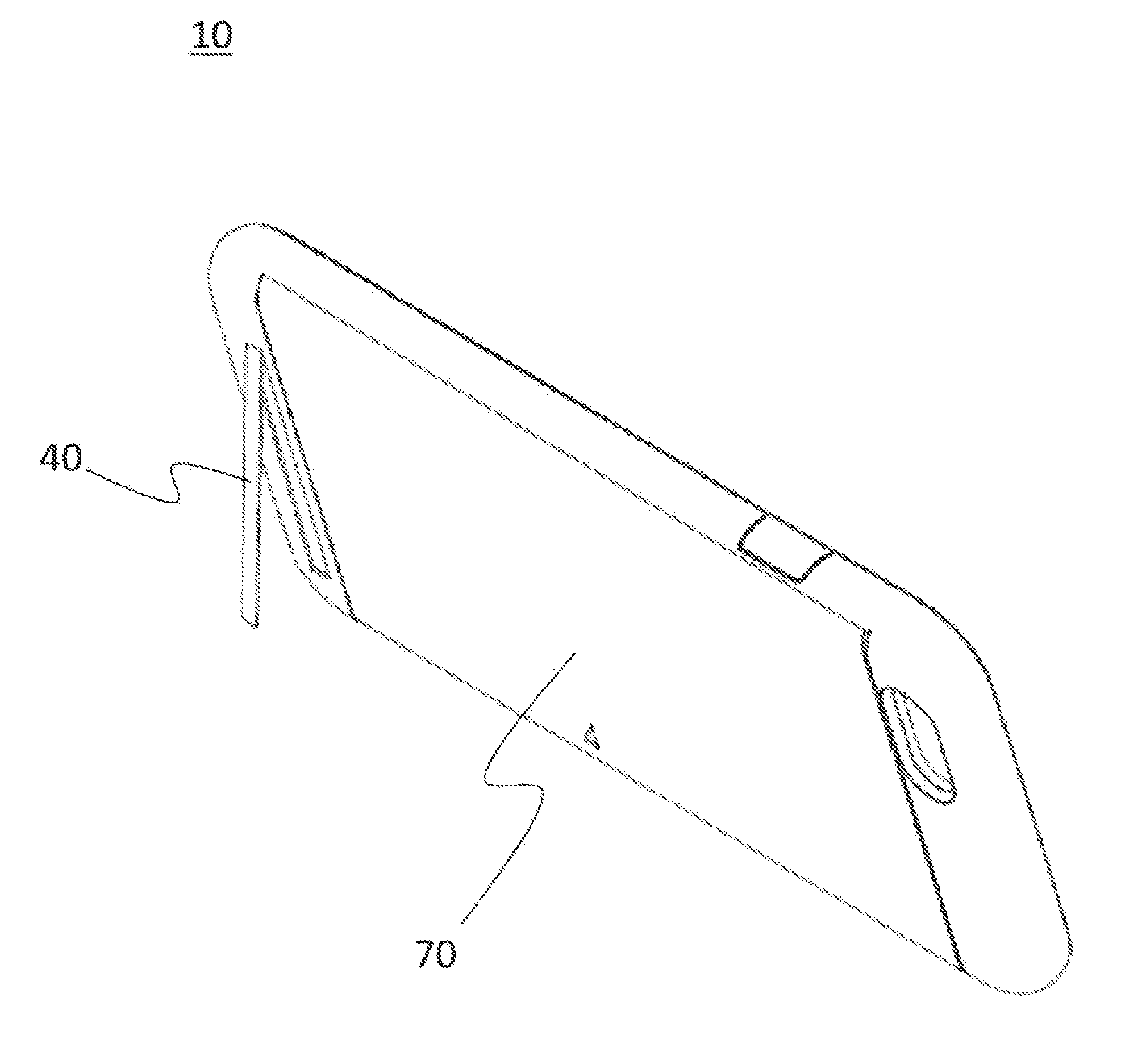 Case having standing leg for electronic devices