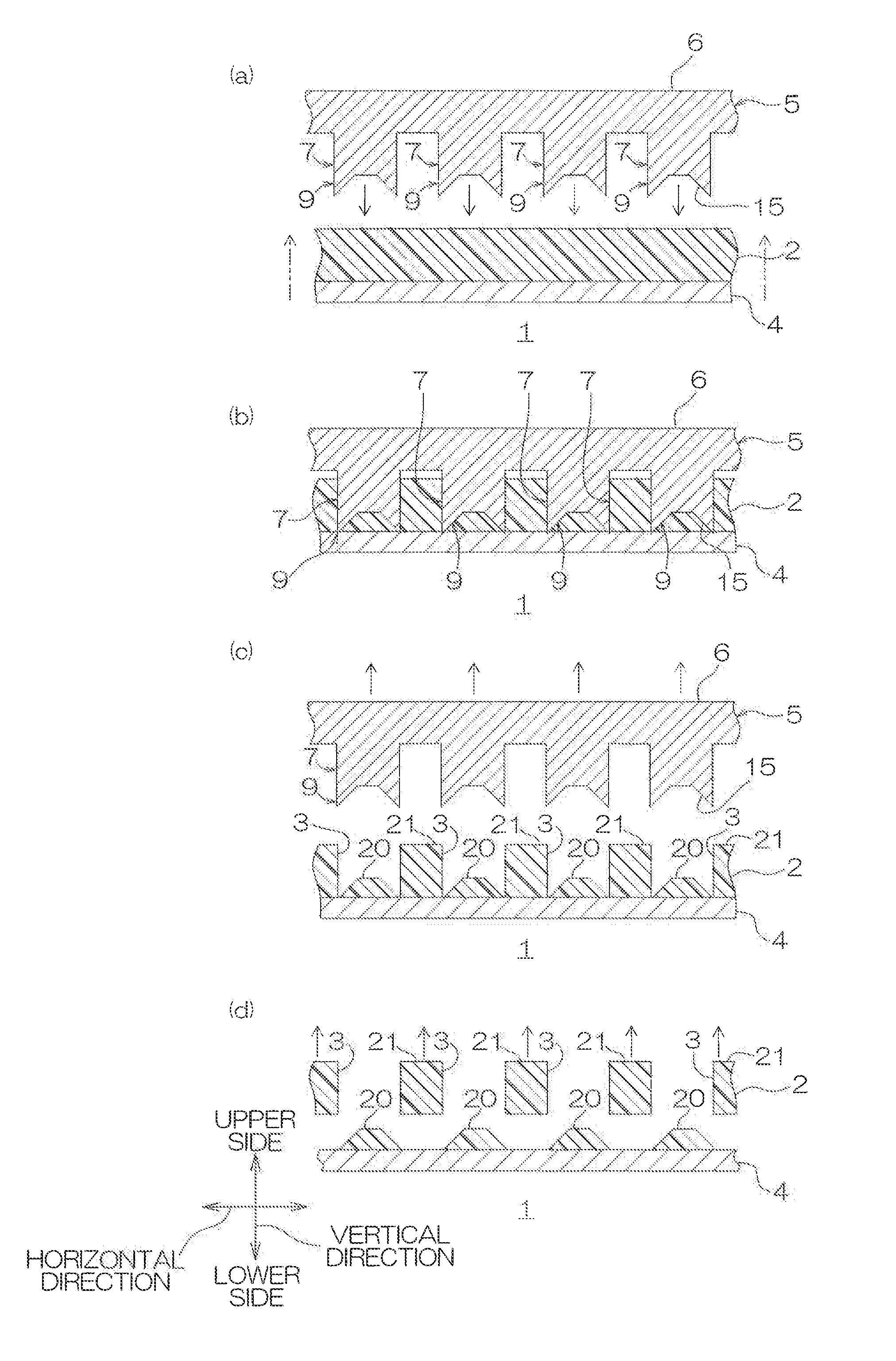 Resin sheet, method of producing the same and through-hole forming apparatus