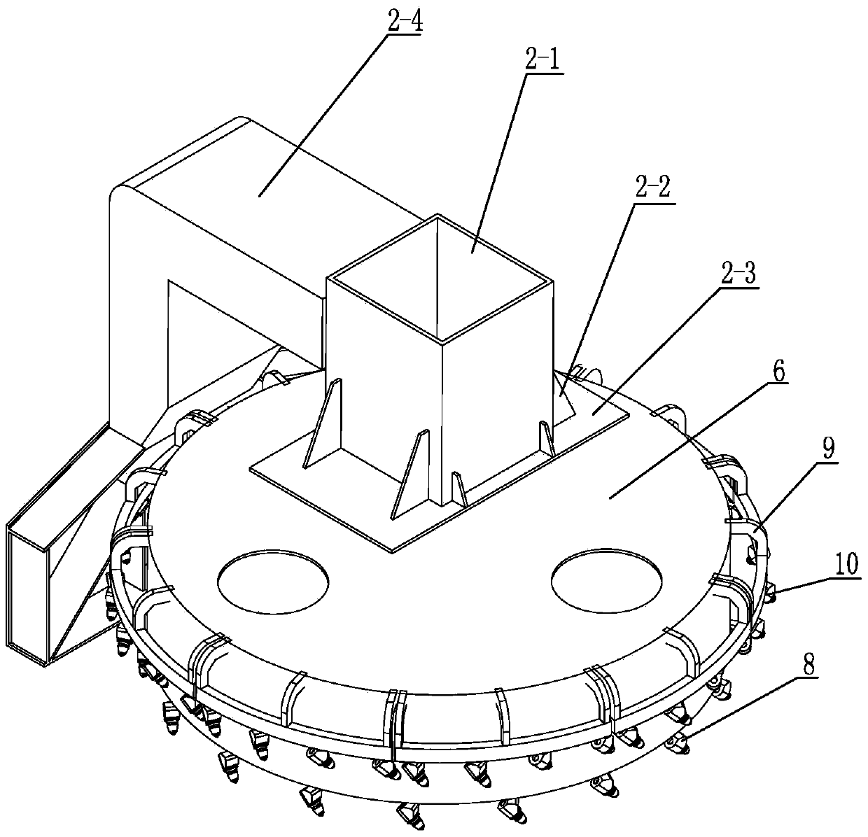 Manhole cover planing and milling device