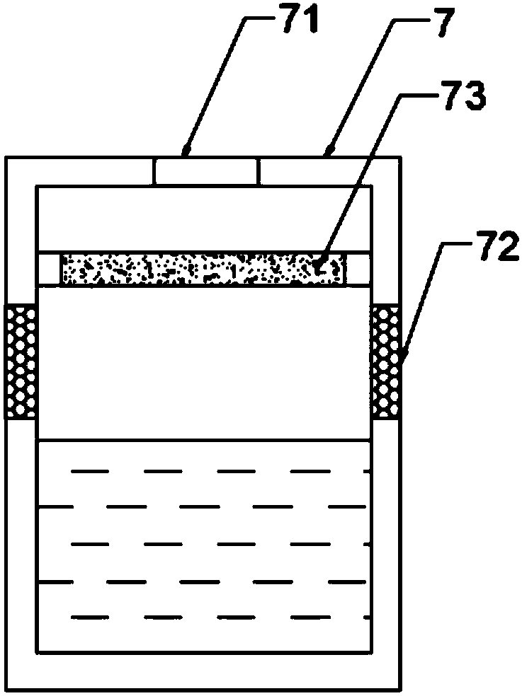 Fodder screening device for hu sheep breeding