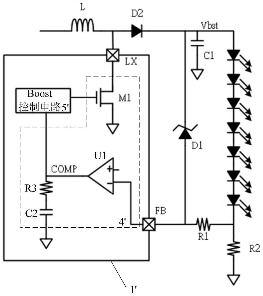 A multi-channel led drive circuit with open circuit fault detection function