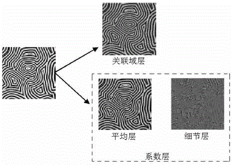 Image processing method based on group-wave transformation compressed sensing
